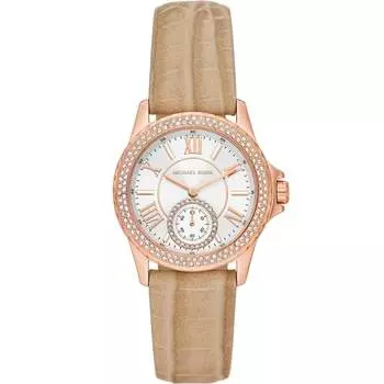 Женские мини-часы Michael Kors Everest с белым циферблатом