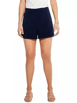 Женские мини-повседневные шорты с высокой талией Nic + Zoe, цвет dark indigo