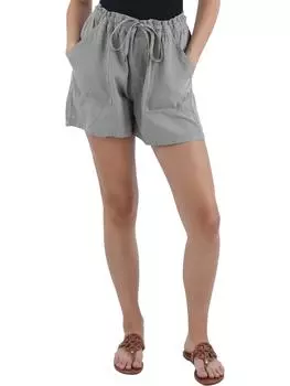 Женские мини-повседневные шорты с завязками на талии Silver Jeans Co., цвет sage