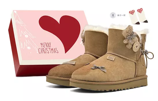 Женские мини-сапоги Bailey Bow II Snow Boots Chestnut Ugg, цвет Chestnut