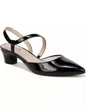 Женские минималистичные туфли на каблуке с открытой пяткой LifeStride, черный