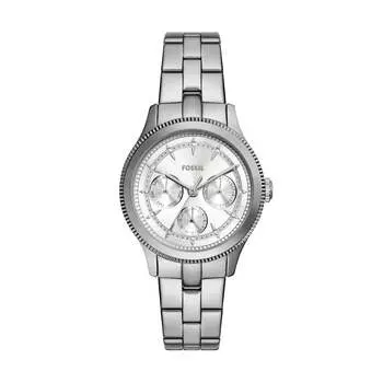 Женские многофункциональные часы Fossil Brynn из нержавеющей стали, серебряный