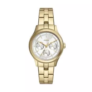 Женские многофункциональные часы Fossil Brynn из нержавеющей стали золотистого оттенка, золотой