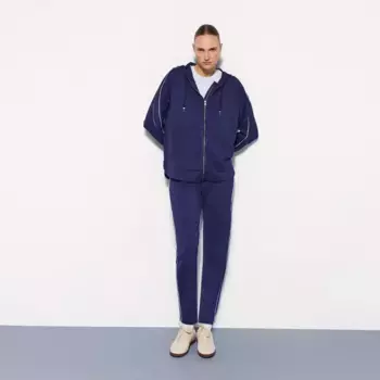 Женские модальные длинные брюки Boomerang Sportcasual, тёмно-синий