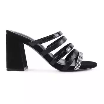 Женские модельные босоножки на блочном каблуке с несколькими ремешками London Rag Peaches London Rag, белый