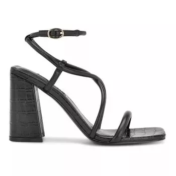 Женские модельные босоножки на каблуке с ремешками Nine West Yeera Nine West, черный