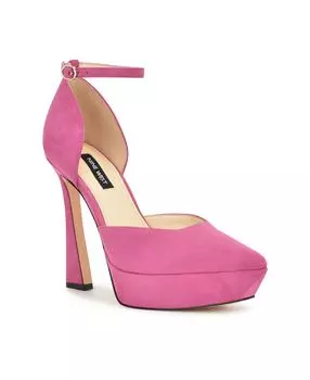 Женские модельные туфли Laken на коническом каблуке с ремешком на щиколотке Nine West, розовый