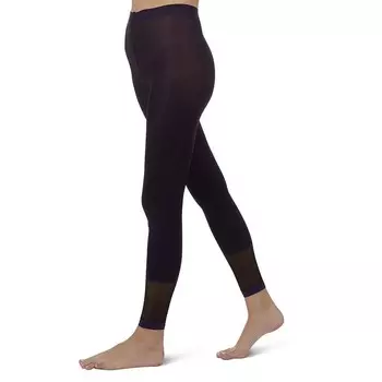 Женские модные колготки без ног с узором «елочка» MeMoi, цвет Plum Perfect