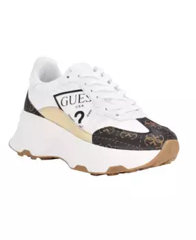 Женские модные кроссовки Calebb на массивной платформе GUESS, мультиколор