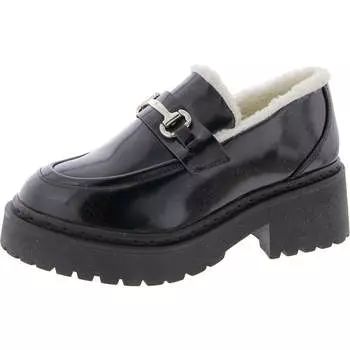 Женские мокасины Approach-F с подкладкой из искусственного меха и блочным каблуком Steve Madden