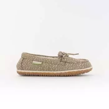 Женские мокасины Eco Oak в бежевом цвете Minnetonka