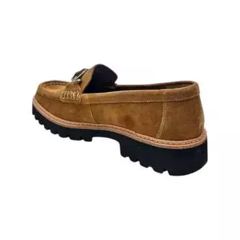 Женские мокасины Helio из телячьей замши Saddle Calf Donald Pliner