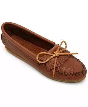 Женские мокасины Kilty из оленьей кожи Minnetonka, коричневый