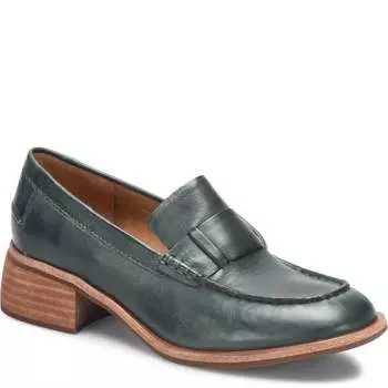 Женские мокасины Kya темно-зеленого цвета соснового цвета KORK-EASE