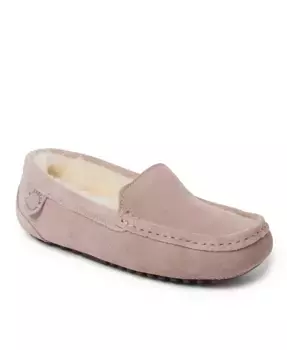 Женские мокасины-тапочки Mel из натуральной овчины Dearfoams, розовый