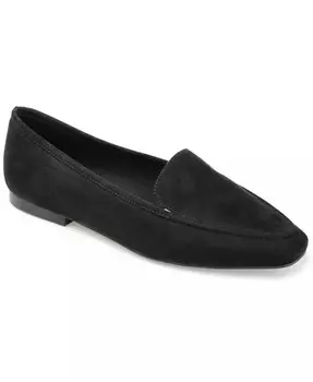 Женские мокасины Tullie Square Toe Journee Collection, черный