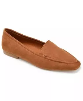 Женские мокасины Tullie Square Toe Journee Collection, коричневый