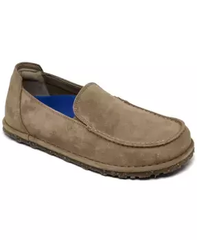 Женские мокасины Utti из замши и кожи, повседневные кроссовки от Finish Line Birkenstock, коричневый/бежевый