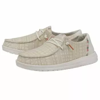 Женские мокасины Wendy Boho с вышивкой Dust Rose Hey Dude