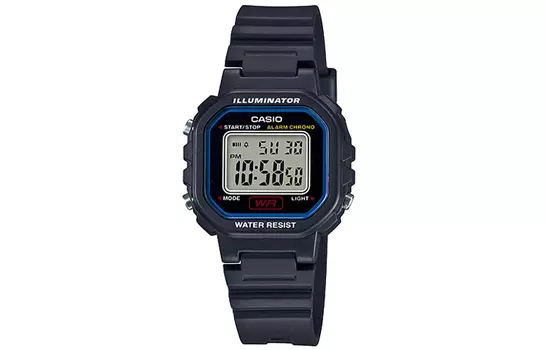 Женские молодежные серые часы LA-20WH-1C CASIO