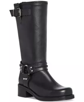 Женские мотоботы Berrit со средней посадкой и пряжками Steve Madden, черный