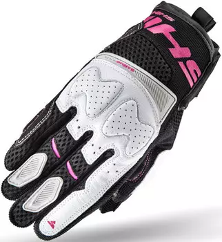Женские мотоциклетные перчатки Blaze SHIMA, черный/белый/розовый