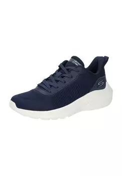 Женские моющиеся кроссовки Bob's Sport Squad Waves с эффектом памяти SKECHERS, цвет Navy Engineered Kn