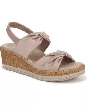 Женские моющиеся сандалии-лодочки Riley на платформе LifeStride, коричневый/бежевый