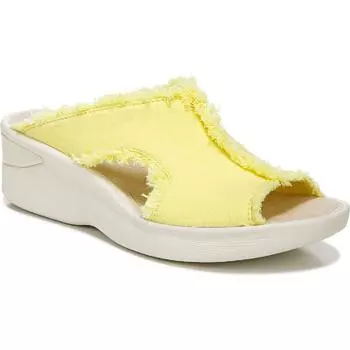 Женские моющиеся сандалии Serendipity Slip On Slide Bzees, цвет sunshine