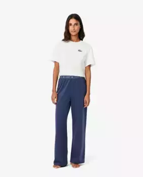 Женские мягкие флисовые брюки для дома Lacoste, лиловый
