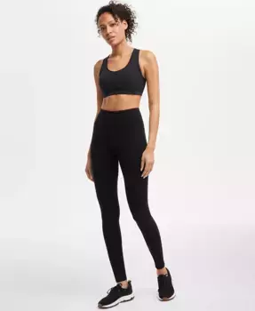 Женские мягкие леггинсы полной длины ID Ideology, черный