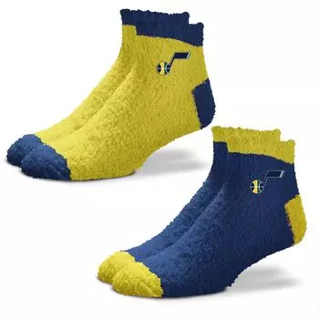Женские мягкие носки для сна Utah Jazz для босых ног, комплект из 2 штук