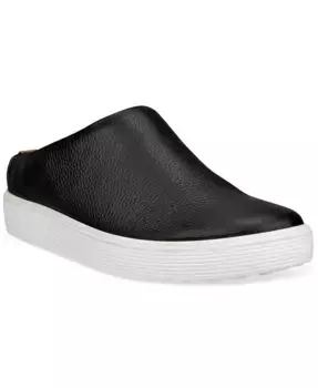 Женские мягкие слайдеры Soft 60 Slide Sneakers Ecco, черный