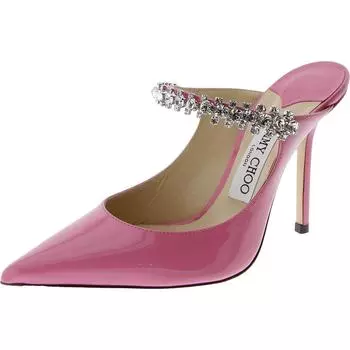 Женские мюли Bing 100 со стразами и острым носком Jimmy Choo, розовый