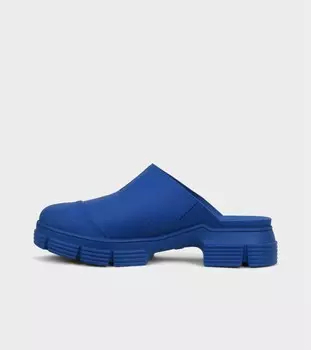 Женские мюли City ослепительного синего цвета GANNI