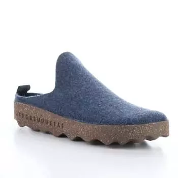 Женские мюли Come Mule синего цвета ASPORTUGUESAS