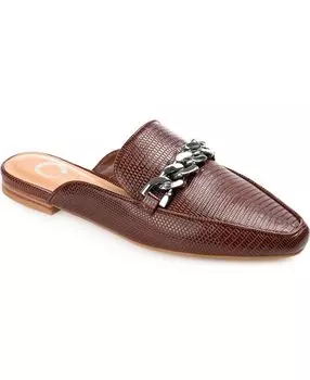 Женские мюли Hazina на цепочке Journee Collection, коричневый