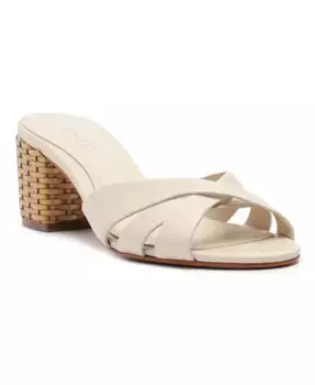 Женские мюли Keefa из соломки Schutz, коричневый/бежевый