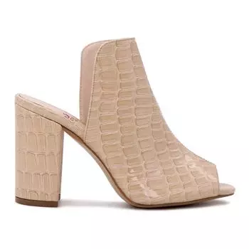 Женские мюли London Rag с открытым носком на каблуке London Rag, бежевый