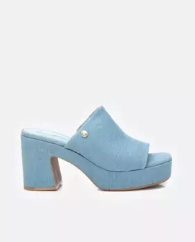 Женские мюли на широком каблуке Xti, голубой