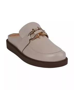 Женские мюли Reese Buckle Slip On GC Shoes, коричневый/бежевый
