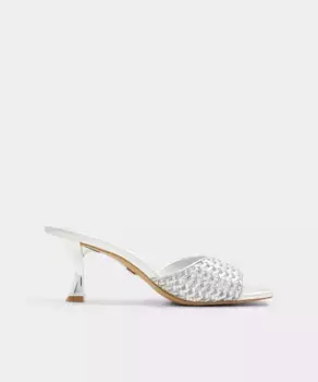 Женские мюли с квадратным носком Aldo, серебряный