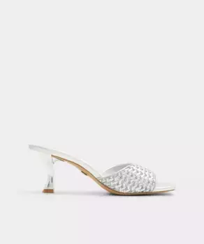 Женские мюли с квадратным носком Aldo, серебряный