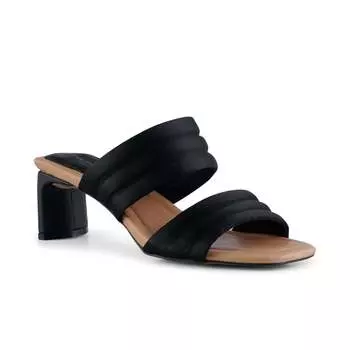 Женские мюли Sylvi из черного атласа Shoe the Bear