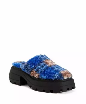 Женские мюли The Geli Combat с квадратным носком и уютной подошвой с выступами Katy Perry, синий
