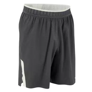 Женские/мужские футбольные шорты - CLR коричневый/бежевый KIPSTA, угольно-серый/светло-бежевый