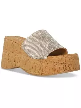 Женские нарядные босоножки на танкетке Zahara-R Madden Girl, серебряный/мультиколор