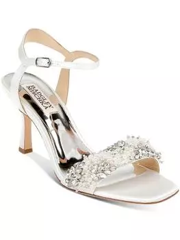 Женские нарядные кожаные туфли Кейт на каблуках Badgley Mischka, белый