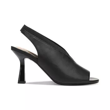 Женские нарядные сандалии из искусственной кожи Ceal с пяткой на пятке Alfani, цвет Black Smooth