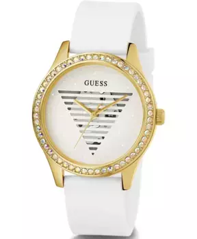 Женские наручные часы 38 мм силиконовый браслет gw0530l6 Guess, желтый